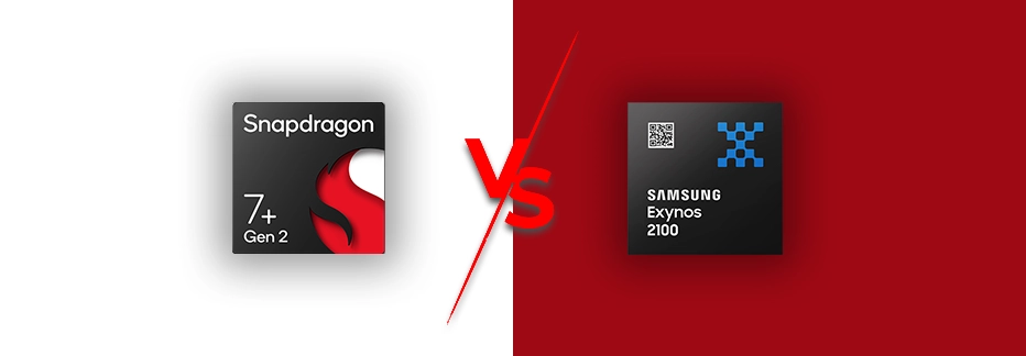 Qualcomm Snapdragon 7 Plus Gen 2 vs Exynos 2100 Specification Comparison
