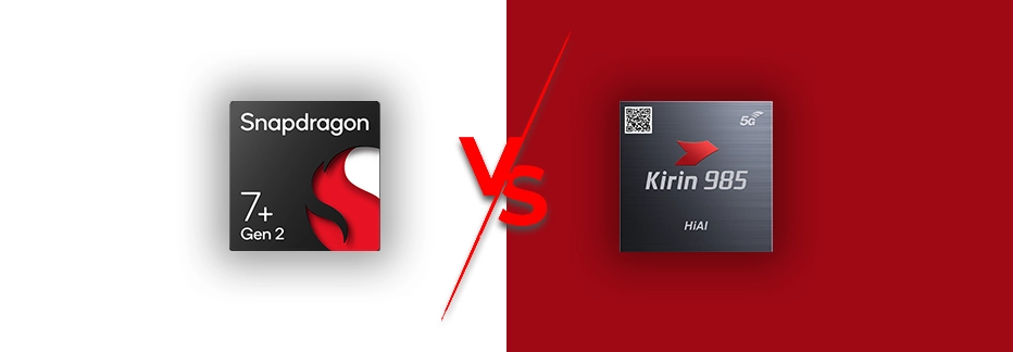 Qualcomm Snapdragon 7 Plus Gen 2 vs Kirin 985 Specification Comparison